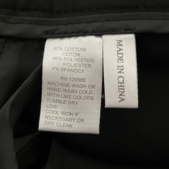 Amanda + Chelsea Slim Fit Mid Rise Cotten Blend Pants - Picture 10 of 10